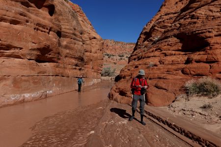 Vstupujeme do Buckskin Gulch